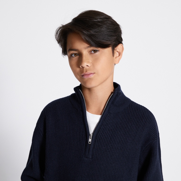 Half-zip sweater "Ruben zip"